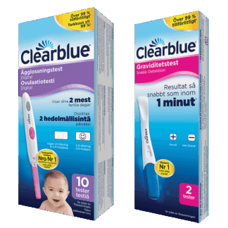 Clearblue Startpaket - ägglossningstest och graviditetstest