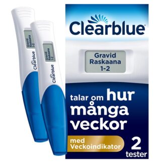 Clearblue digital graviditetstest med veckoindikator - 2 st. - 2 st. förp.