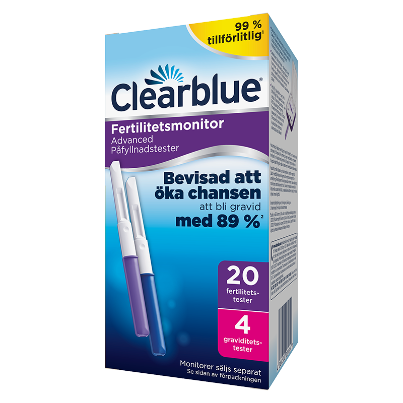 Teststickor till Clearblue Advanced fertilitetsmonitor, 20+4